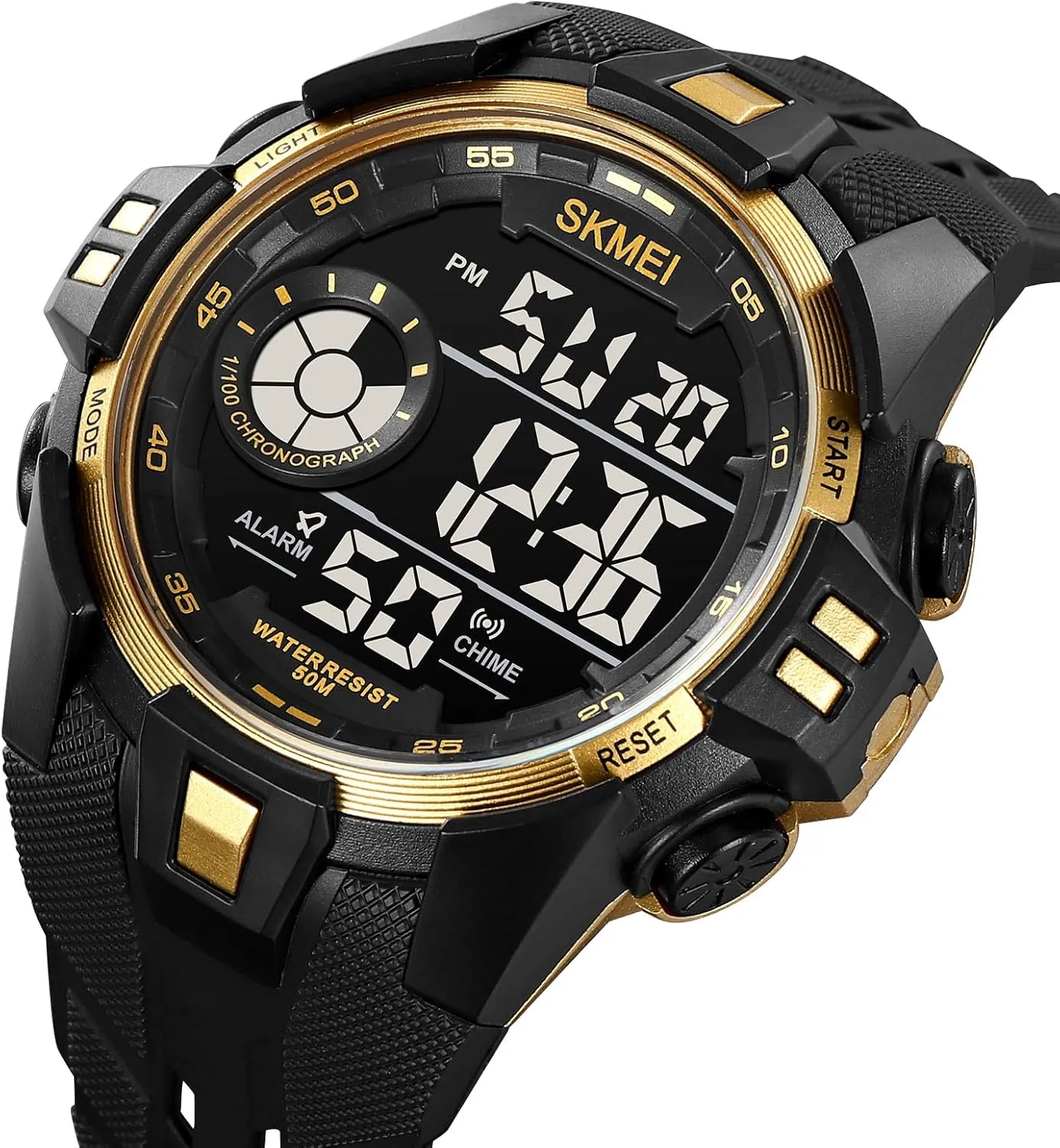 Watches Multi Function Sports favorite calcite dependable straight lizard Casual Watches Chronograph 50M Waterproof Outdoor Watches for Men Gosasa Men's Digital 
