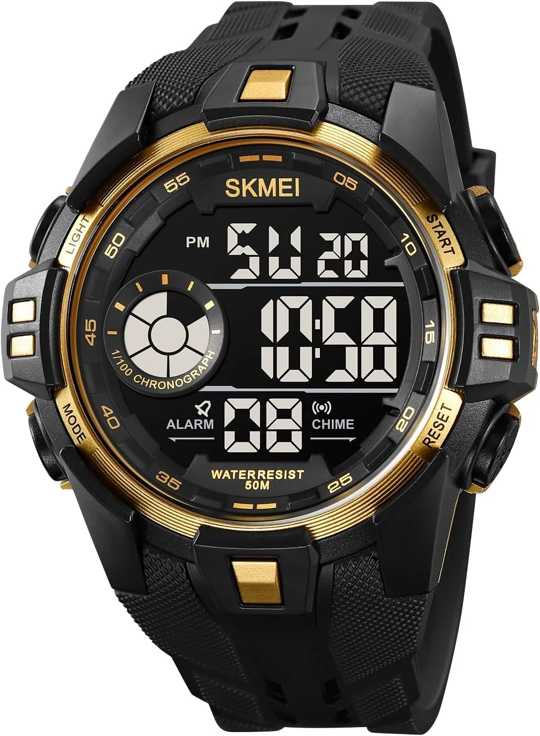 Watches Multi Function Sports favorite calcite dependable straight lizard Casual Watches Chronograph 50M Waterproof Outdoor Watches for Men Gosasa Men's Digital 