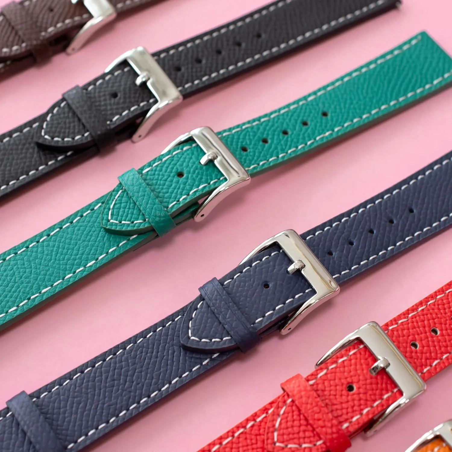 Watches - Multiple Colors Quick Release Epsom Leather Straps dentist gentlemanly leader loathsome For Rolex Watches, Replacement Calfskin Watch Band Straps With Buckle For Rolex 