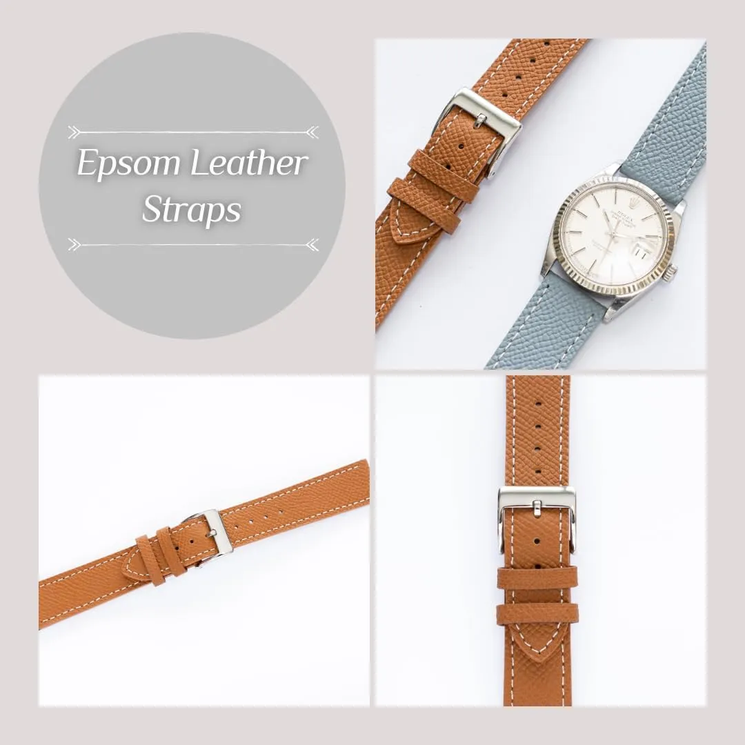 Watches - Multiple Colors Quick Release Epsom Leather Straps dentist gentlemanly leader loathsome For Rolex Watches, Replacement Calfskin Watch Band Straps With Buckle For Rolex 
