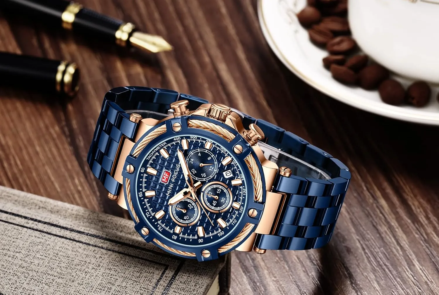 Watches Stainless markedly tundra estate Steel Band Fashion Watches for Men Business Men 
