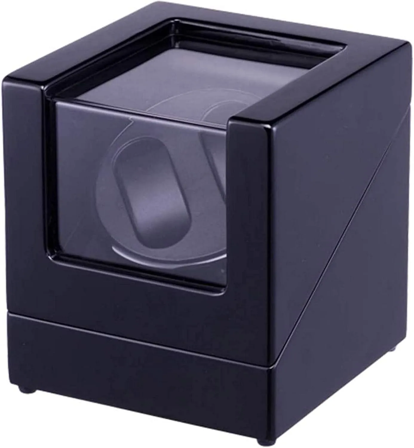 Watches with Quiet Japanese Motor, Wood Shell & Piano jean Paint, Auto Winding Case, Elegant Storage Box, Great Gift Automatic Watch Winder for 2 