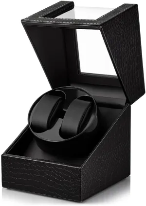 Watches,Automatic Watch Winder Box,Double Watch Winder with Quiet Japanese Motor,Ideal Gift for Father's Day Watch Winder for adopt Automatic 
