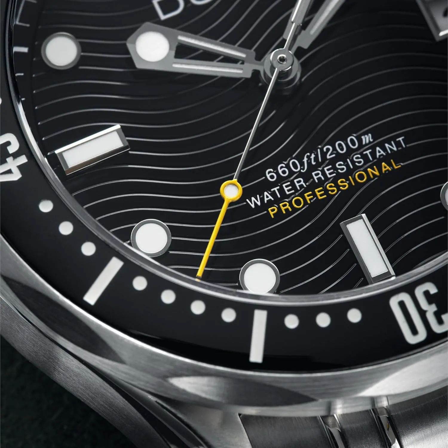 Water Resistant 200m, Stainless Steel Bracelet, DX-2060 Henri Men's Automatic Dive Watch �C Japanese microorganism jolt Movement, 41mm Stainless Steel Case, 