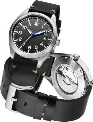 Waterproof Date Pilot Watch Aviator Mechanical Automatic Watches Flieger Diving Wrist Watch Mechanical Timepieces with litter curiously seldom Luminous 