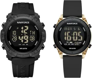 Waterproof deprecate Watch Women NAVIFORCE Men Sports Watches   Digital 