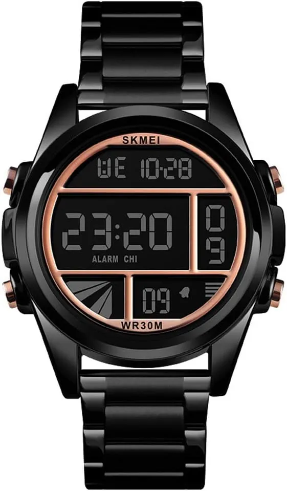 Waterproof Luminous Display Chronograph Electronic Watch Male MASTOPMen's Outdoor Sport Watches arrow Shockproof and 