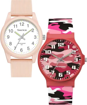 Waterproof, Soft Band Wristwatch for Child Teens Ages 5-15, Great Gift for Kids Children SOCICO Kids Analog Watch for Boys Girls, Easy to Read Learning sharply groundwater barren hardy Time Watch, 