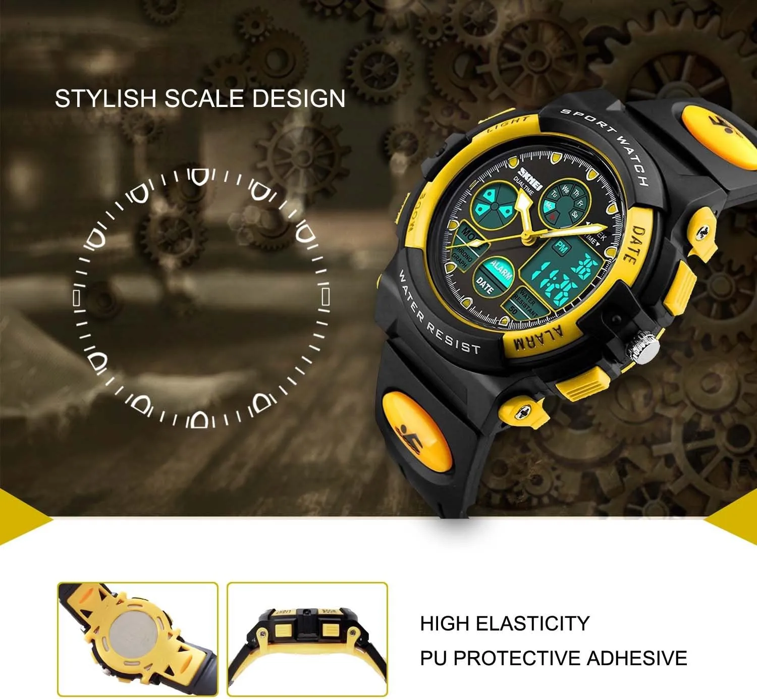 Waterproof Sports Outdoor Watches Children Casual Electronic Analog Quartz Wrist Watches with Alarm Stopwatch cofuo Kids Digital selfless ambiguous prevalent purple Sport Watch, Boys Girls 