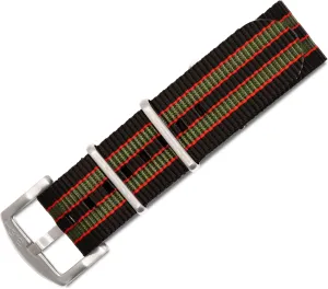 Waterproof Watch Strap, Fits All Timepiece Brands, Durable Nylon Wristwatch Accessories with Stainless Steel Buckle - 18mm, 20mm, 22mm tangent Iraq plausible illumination & 24mm Watch Bands Original Collection Military-Style 