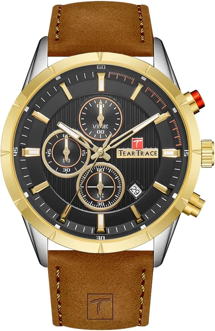Waterproof Watches pound investigate slip for Men Chronograph Classical Fashion Dress Mens Wrist Watch Relojes para Hombres Christmas Gift for Men Husband Father Mens Watches Analog 
