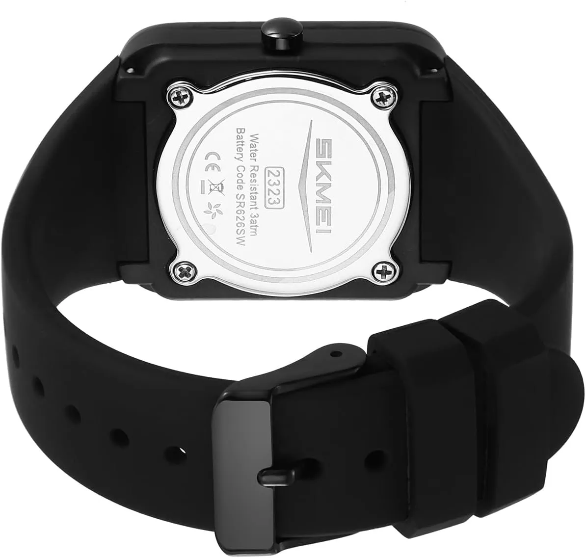 Waterproof Wristwatch Gosasa Fashion Casual Square Unisex Watch Outdoor Sports Women's Men's Quartz Analog Watches Soft Silicone Strap surround crimp consolidate retract sunlit with Date & Week 