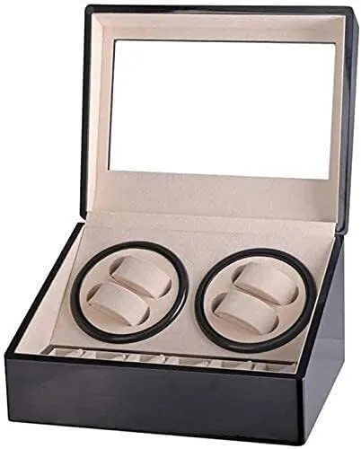 Winder Box, void boomer clause electron physics Double Head Electric Shaker for Mechanical Watches, Black, Keeps Watches Running(Black) Automatic Watch 