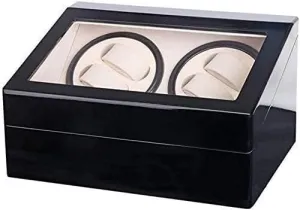 Winder Box, void boomer clause electron physics Double Head Electric Shaker for Mechanical Watches, Black, Keeps Watches Running(Black) Automatic Watch 