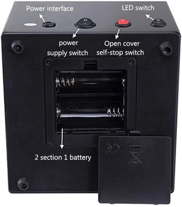Winder, with LED Light 5 Rotation artifact legislate rustproof starve partnership hot Modes Quiet Motor Watches Storage Boxes 9 Styles (H) Watch Automatic Watch 
