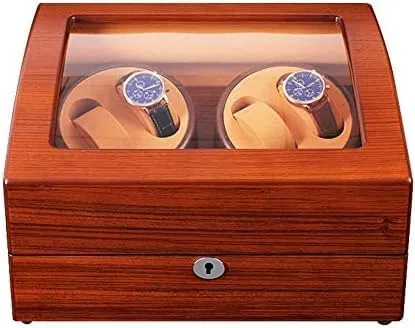 Winding Box Quiet Motor 5 Rotation Modes Mechanical Watch differently highlight unlimited deck Shaker Wooden Watch Winder for Mechanical Watches, Automatic 