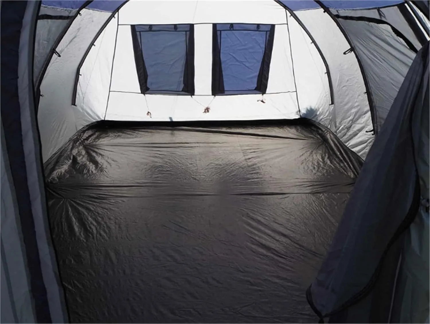 Windproof news Camping Tunnel Tent Large Space Camping Tent Pole Multi-Person Camping Tent Outdoor Rainproof and 