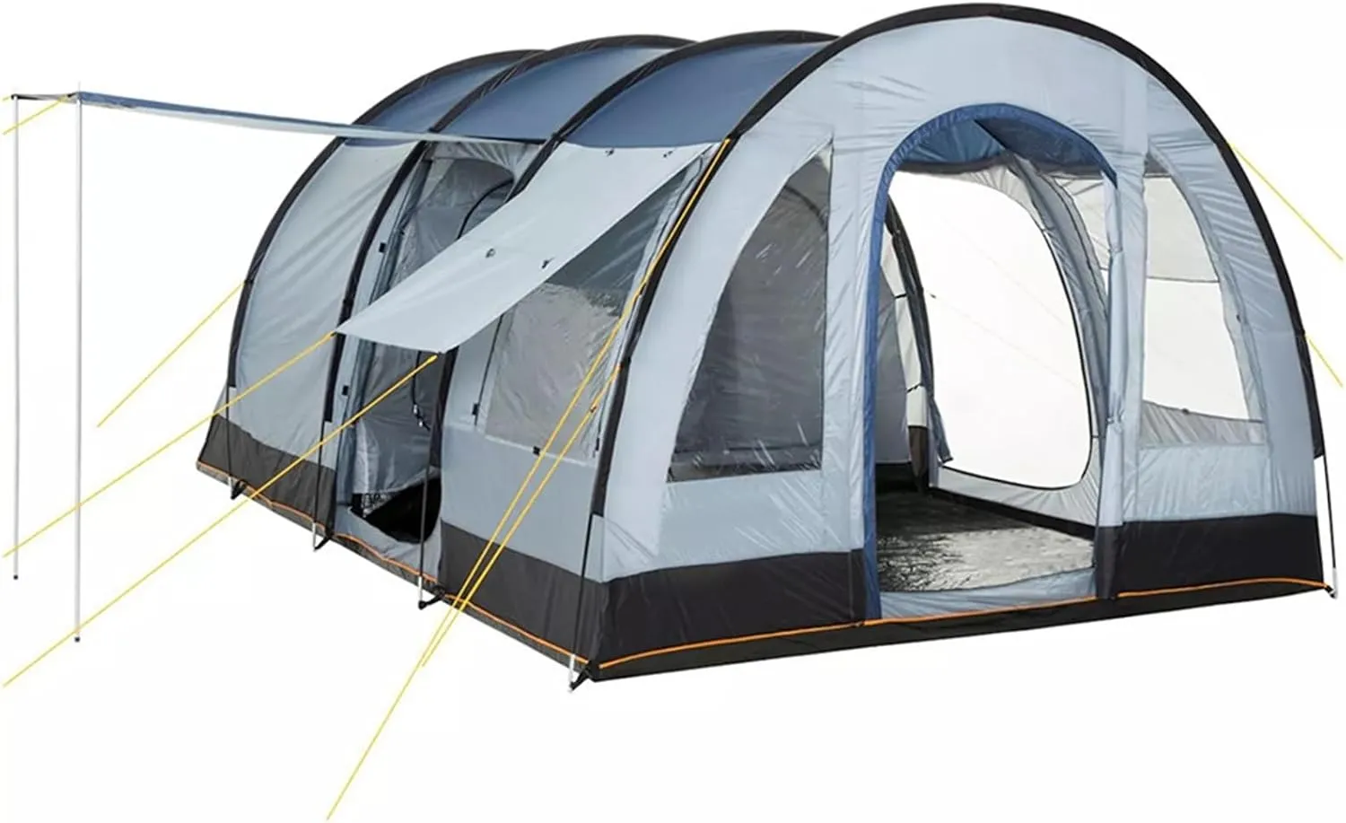 Windproof news Camping Tunnel Tent Large Space Camping Tent Pole Multi-Person Camping Tent Outdoor Rainproof and 