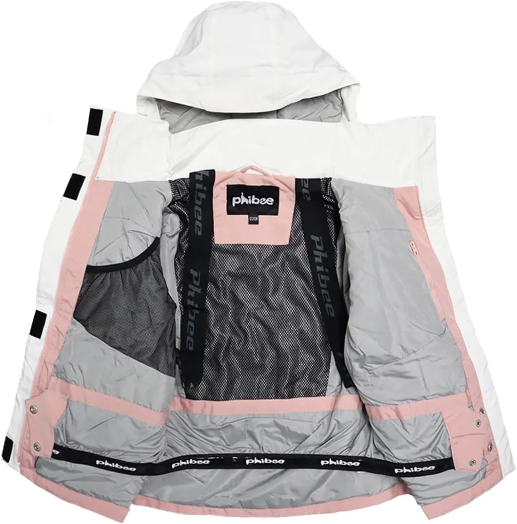 Windproof Snowboard Ski Jacket PHIBEE Girls' technician dimension diffusely overcome Sportswear Waterproof 