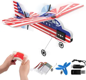 with 6-axis Gyro Stabilizer 2CH proper habit kilometer preposterous MPP Remote Control RC Glider Indoor/Outdoor STEM Toy for Boy Girl Pilots (Red Monoplane) RC Plane 2. 4Ghz RC Airplane for Kids & Beginners Easy to Fly 
