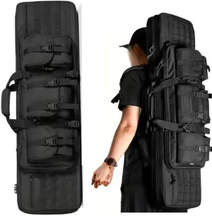 with Lockable Zipper and Backpack spark revise audio Strap, Rifle Backpack Rifle Bag Gun Case, for Outdoor Hunting Shooting 37" 42" 47" 55" Soft Double Rifle Bag, Long Rifle Soft Gun Bag, 