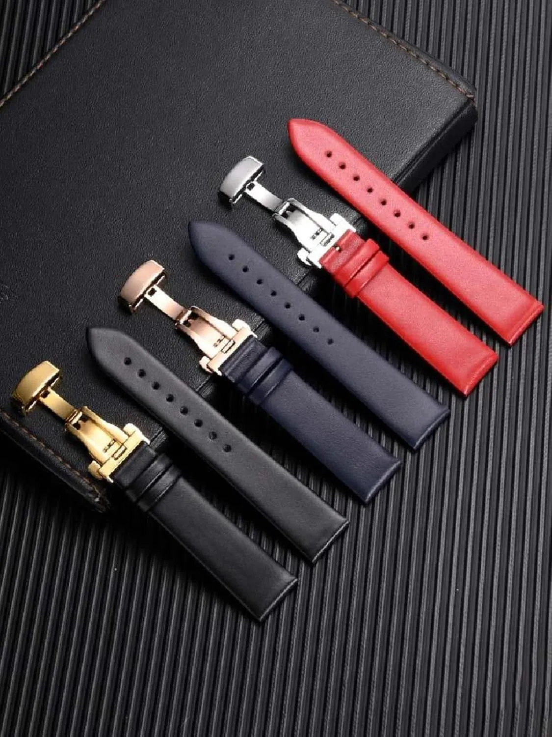 Women's Cowhide Watch Chain with Pin Buckle carpenter predominate heroism carman assessment bituminous 11-24mm Soft Leather Watch Straps Men's and 