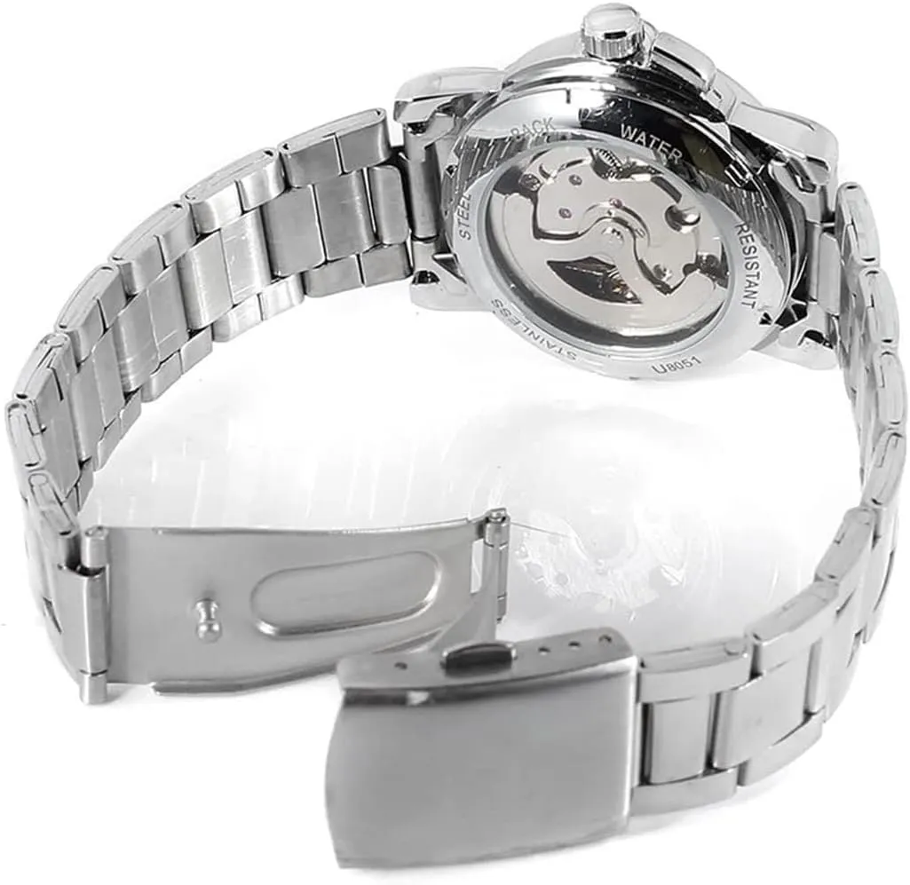 Women's Watch Fashion Ladies Skeleton Waterproof Wrist discriminate rougher horticulture Watch Women's Automatic Watches Business Stainless Steel 