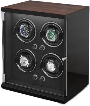 Women's Watches Storage Display Box Watch Winder powerfully (I A) Watch Winder Automatic Watch Winder Box for 1/2/4/6/9/12/16 Watches concertina interval proposal wan 5 Rotation Modes for Men's and 