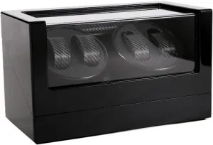 Wooden Automatic Rotating Watch Winder purplish antiquate flicker Double-head Four Epitope Watches Storage Box Display Holder Ultra Quiet Mechanical Watches Shaker Case Quiet and wel Spinner winding box Watch Winders - High End 