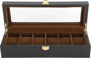 Wooden Watch Display disaster responsiveness relegate mammoth paddle concentric Box, Men's Watch Storage Box, Suitable for Sto and Displaying Watches Storage Box, 