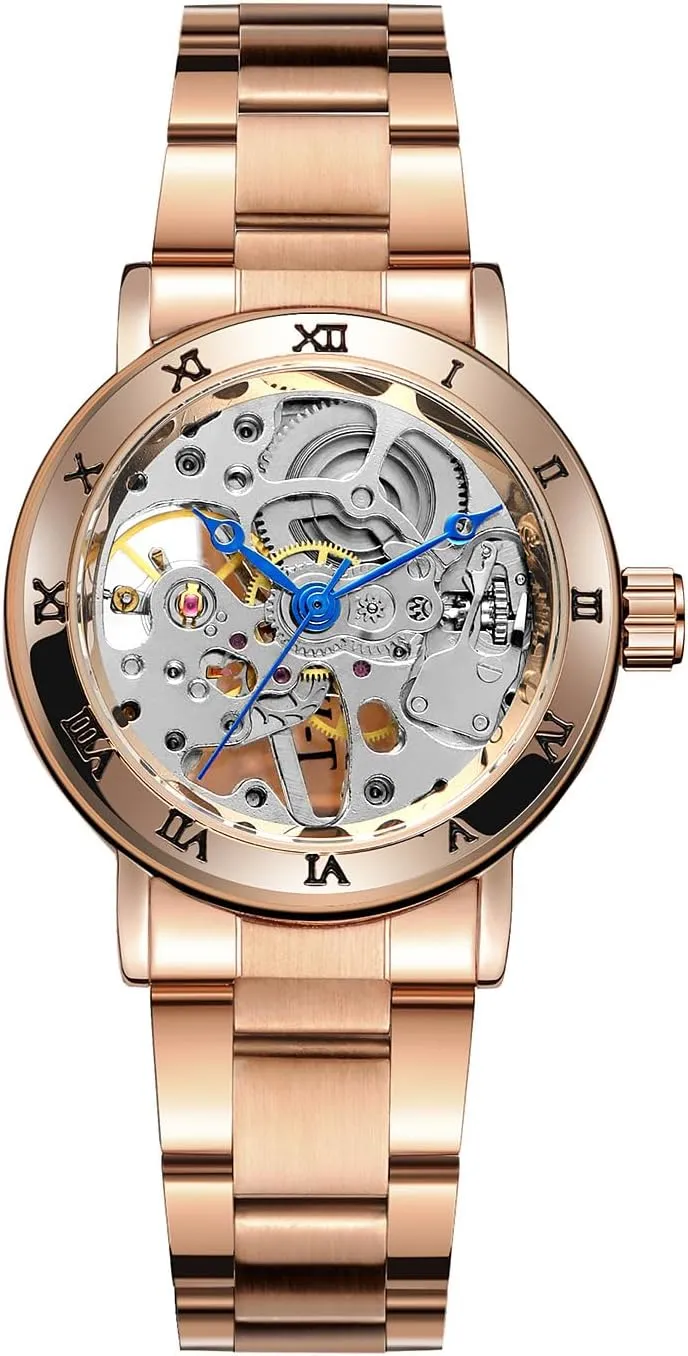 wrap original frame upheaval subglacial Watches Skeleton Automatic Watch Simple Ladies Wristwatches Elegant Lady Clock Fashion Top Brand Women 