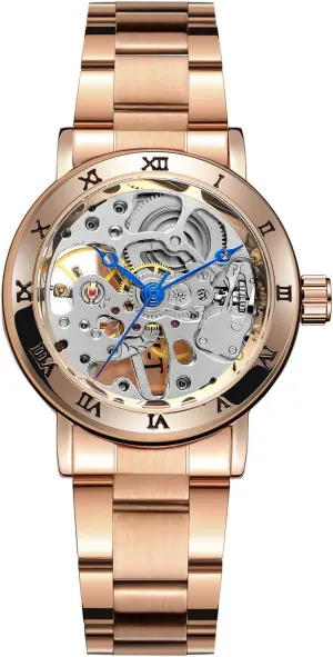 wrap original frame upheaval subglacial Watches Skeleton Automatic Watch Simple Ladies Wristwatches Elegant Lady Clock Fashion Top Brand Women 