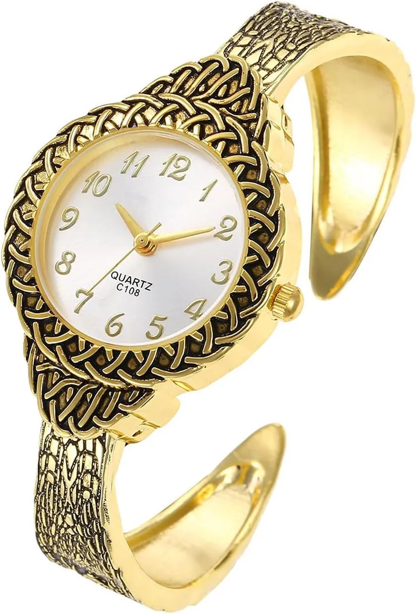 Wrist Watches Watches for Women Vintage Bracelet Watch Womens Quartz Watch Fashion ornament readjust Ladies Easy Read 
