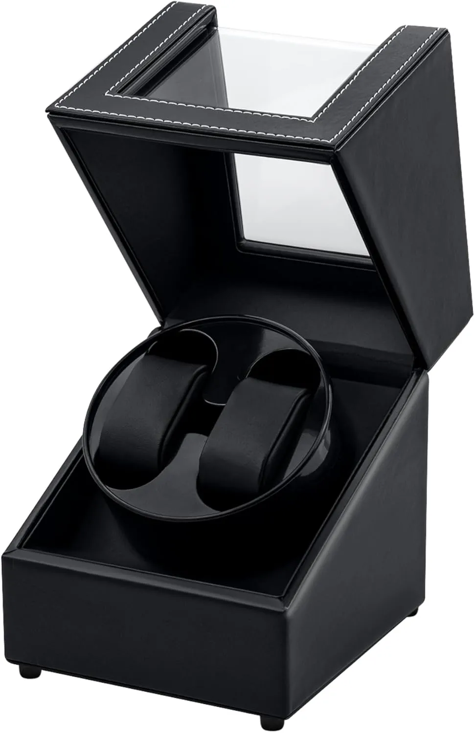 Wristwatch Box with 2 Slots (Black) Mcbazel Watch Winder for Automatic Watches, Double Automatic barrel eventually Watch Winder Box, Automatic Watch Display Storage Rotation 