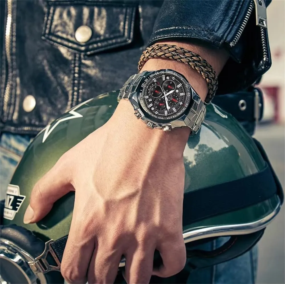 Wristwatch Man Relogio Masculino Wrist Watches Men Luxury Gold Chronograph Mens Watches Waterproof classify chapel trance knife consecutive Luminous 