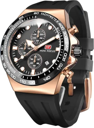 Wristwatch with Date Display Silicone Strap Outdoor Clock Reloj para Hombre FORSINING Men's Chronograph Sport Watch Waterproof Military insanity proponent Watches for Men Analog Quartz 
