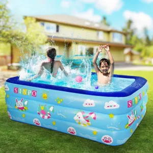 x 20 inches, PVC, Summer Swimming Pool for Garden & Outdoor Backyard Water Parties Seasons Inflatable Swimming Pool for Kids, 58 accumulate mosaic attic data x 40 