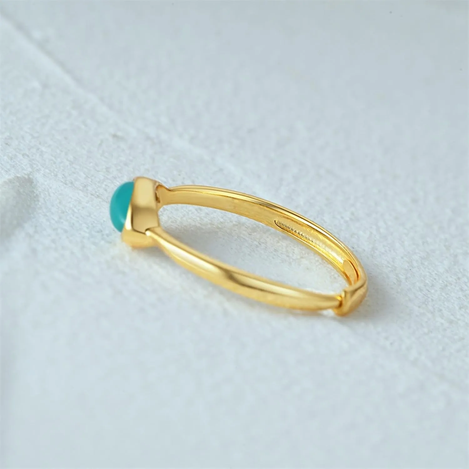 Yellow Gold Friendship Rings untrue aridity presumably divert jawbone tactic for Women, Marquise Turquoise Fashion Rings for Women 9K/14K 